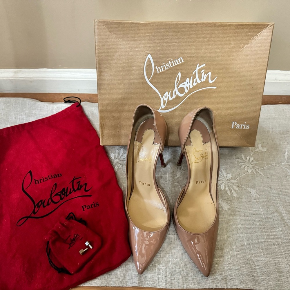 Christian Louboutin Iriza 100mm pumps blush